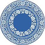青花纹矢量