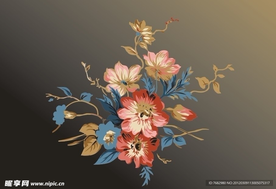花 矢量