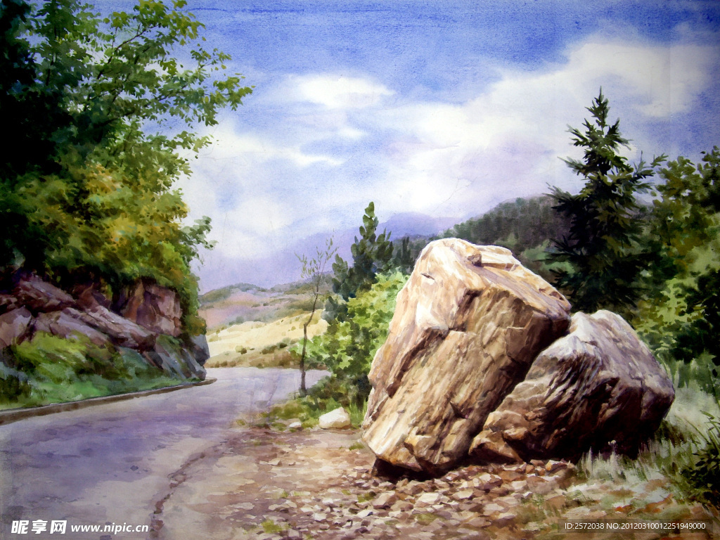山间道