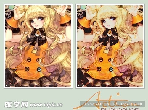 唯美调色动作