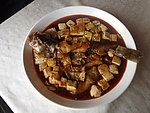 豆腐烧鲈鱼