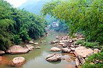 溪流 石滩