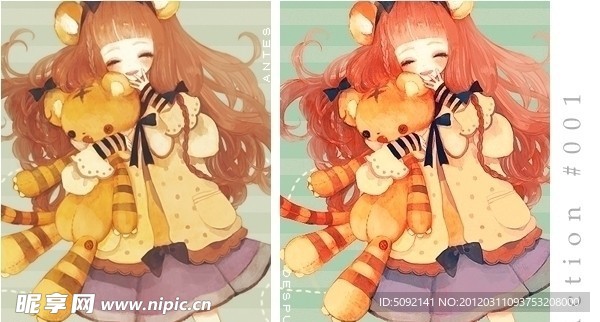 唯美调色动作