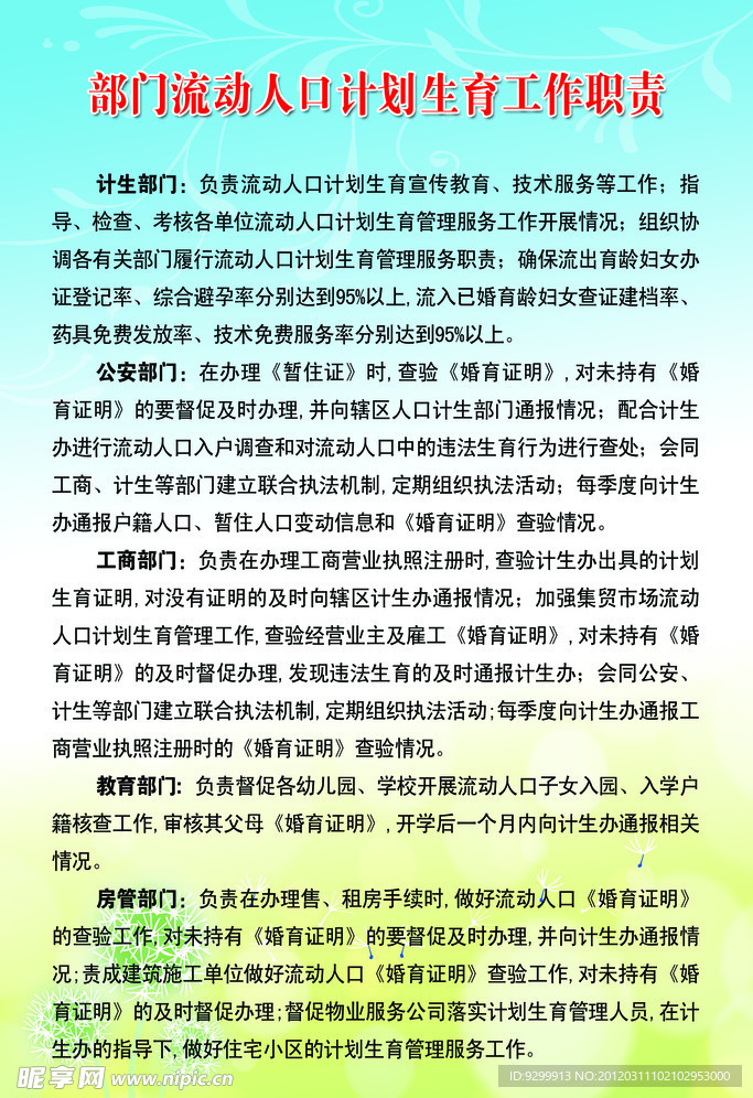 工作职责