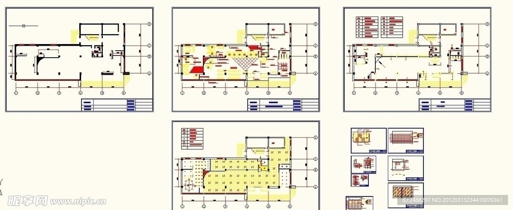 建设银行装修平面图及施工图