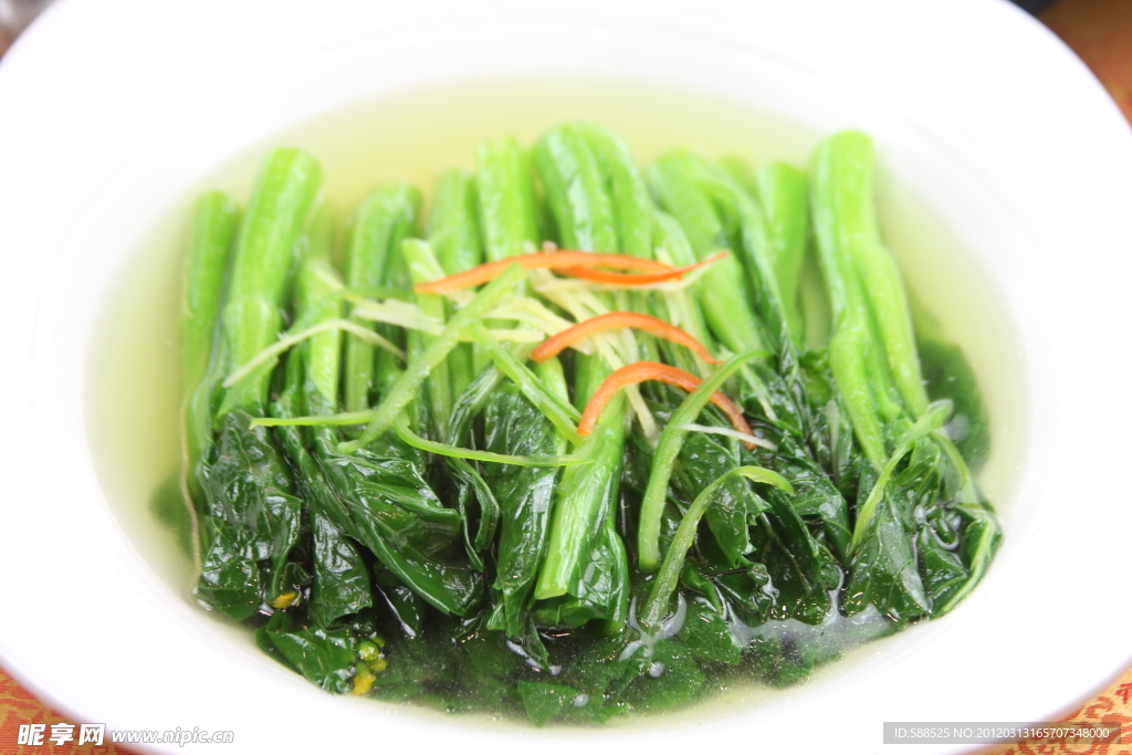 盐水菜心