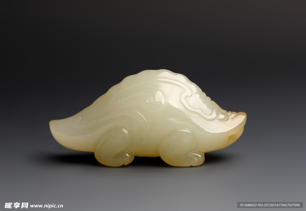 玉器 白玉兽小摆件