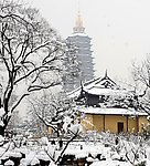 天宁寺积雪