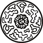 圆雕刻花纹