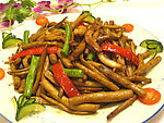 茶树菇炒双脆