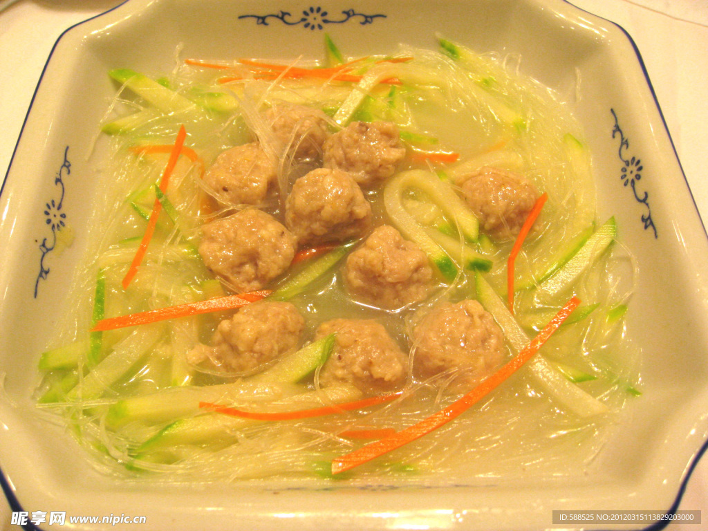 节瓜肉丸粉丝