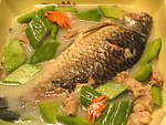 凉瓜排骨浸鲗鱼