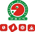 沙县小吃 矢量
