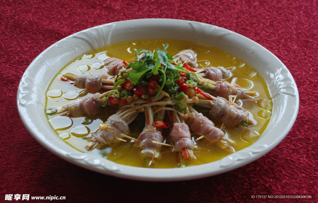 豆芽肉卷