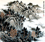 秋山清云图