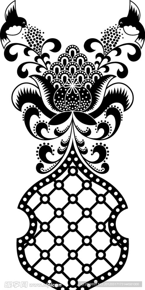 矢量花纹 花纹素材