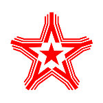红五星标识
