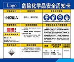 危险化学品安全周知卡 中和碱A