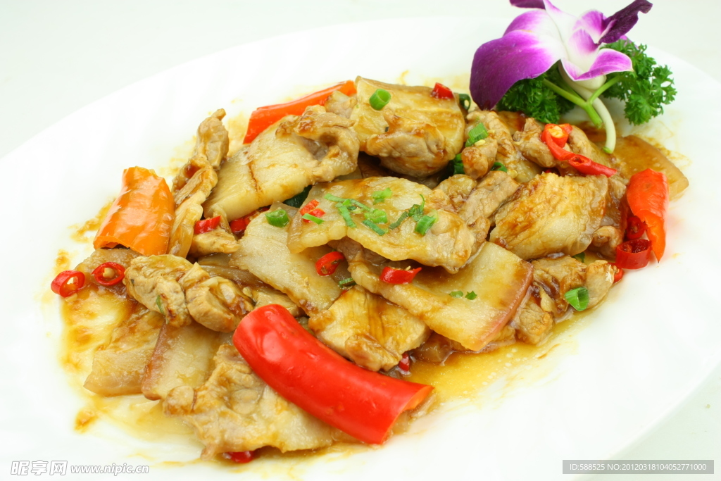泰椒蒸花肉