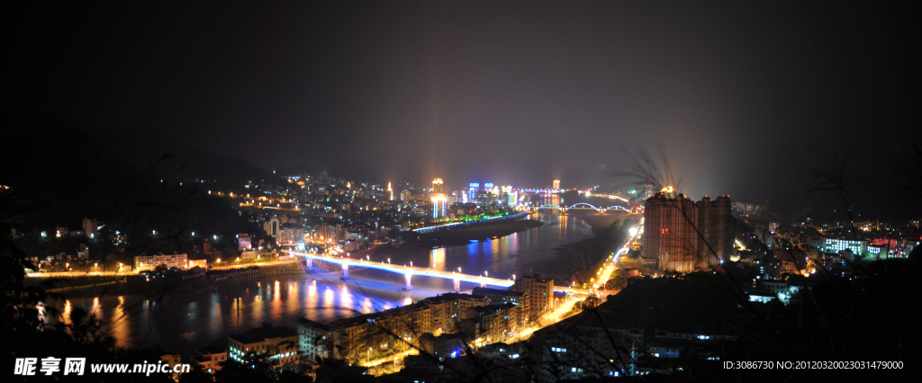 青田夜景