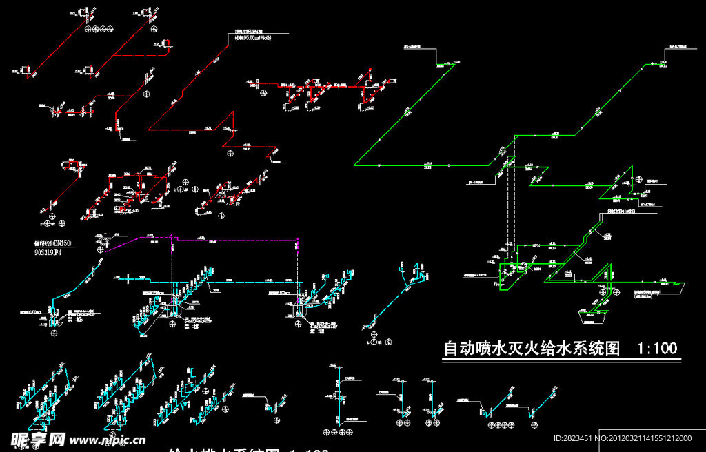 给水排水 自动喷水灭火给水系统