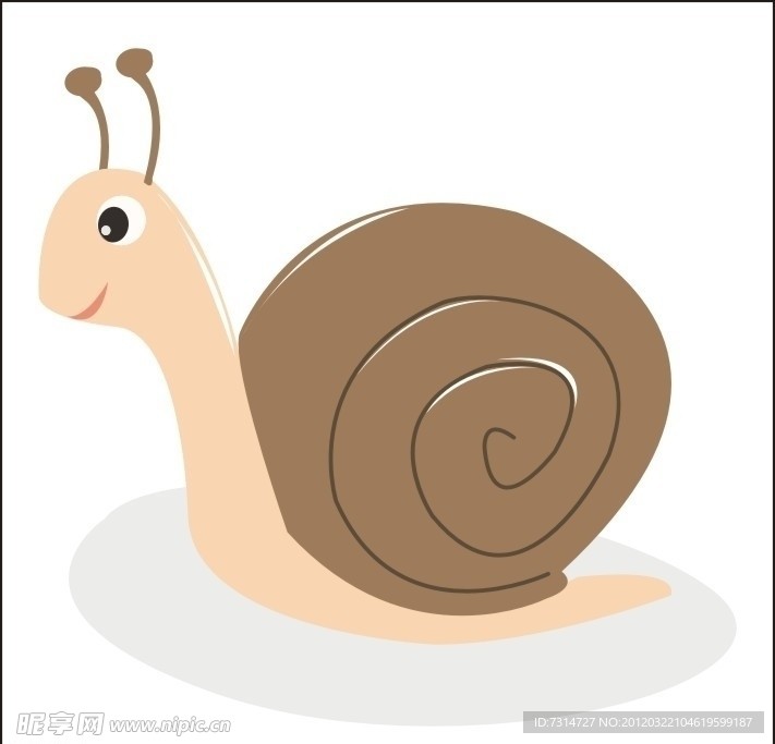 卡通蜗牛