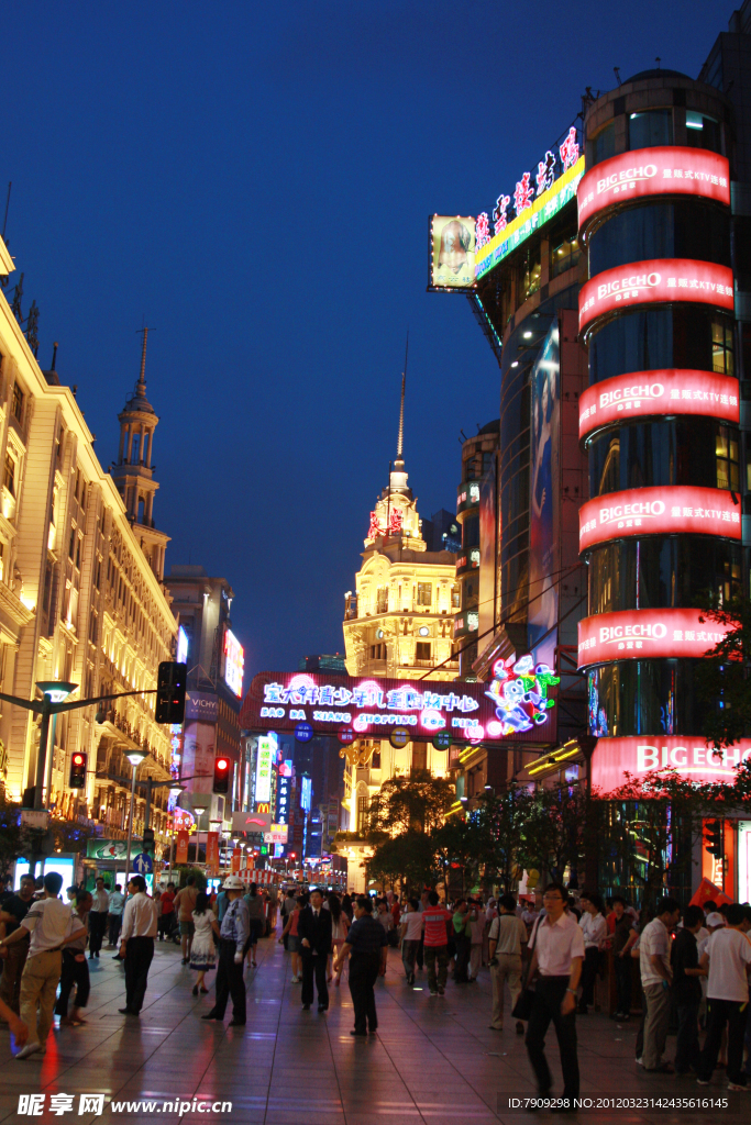 上海南京路夜景