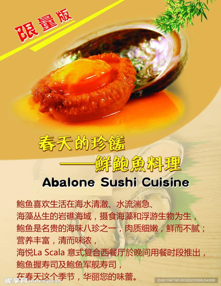 鲜鲍鱼料理