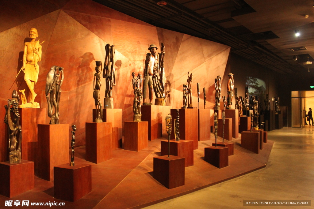 长春非洲木雕博物馆内部