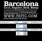 BarcelonaITC系列字体下载