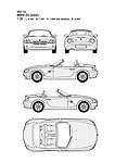 宝马BMW Z4(2002)汽车线稿图片