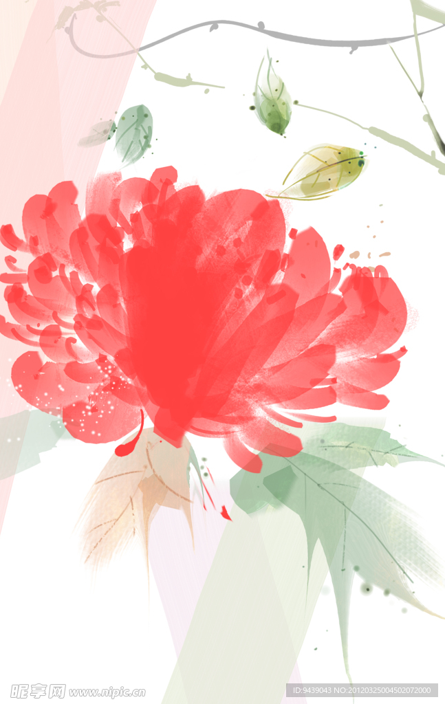 抽象花