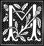 花式字母M字