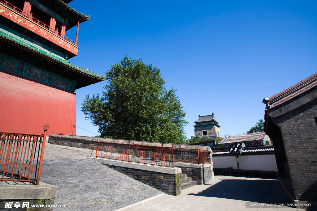 北京钟鼓楼风光