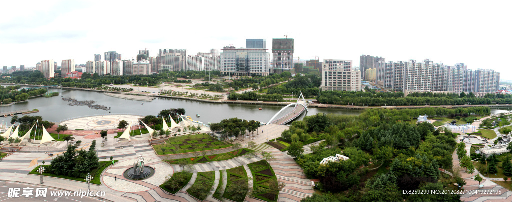 三里河全景