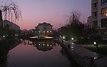 小区夜景