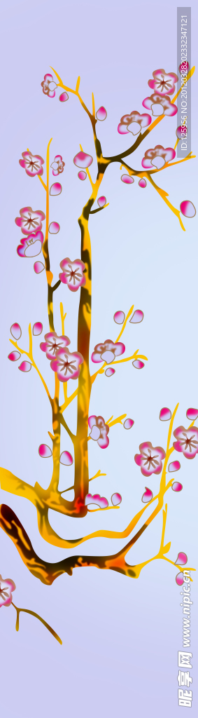 梅花 移门
