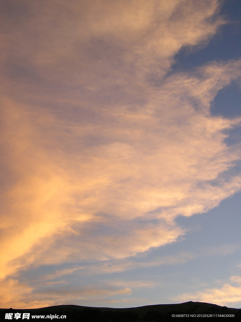 夕阳天空风光