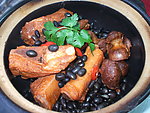 黑豆炒排骨鸡肾