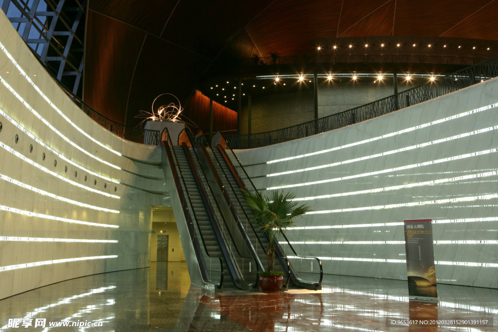 中国国家大剧院内景 2008 纪实