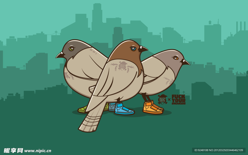 卡通 鸟