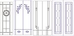玻璃移门刻绘图