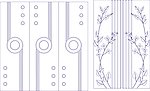 玻璃移门刻绘图