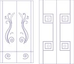 玻璃移门刻绘图