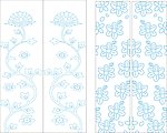玻璃移门刻绘图
