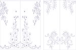 玻璃移门刻绘图