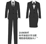 男女职业衣服