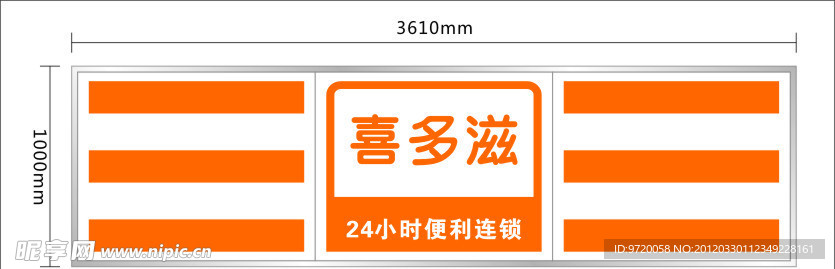 喜多滋便利店门头