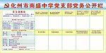 南盛中学党务公开栏