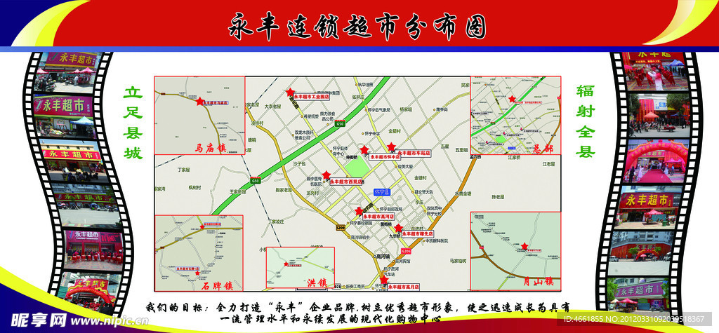 永丰超市分布图